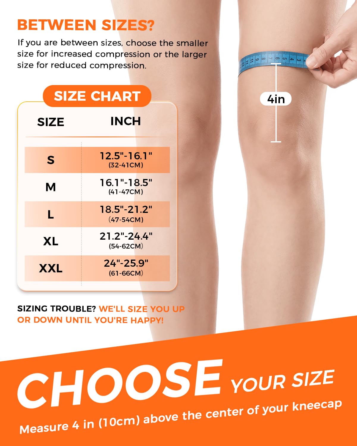 Detalle de Changenow Upgraded Medical-Grade Knee Brace for Men and Women