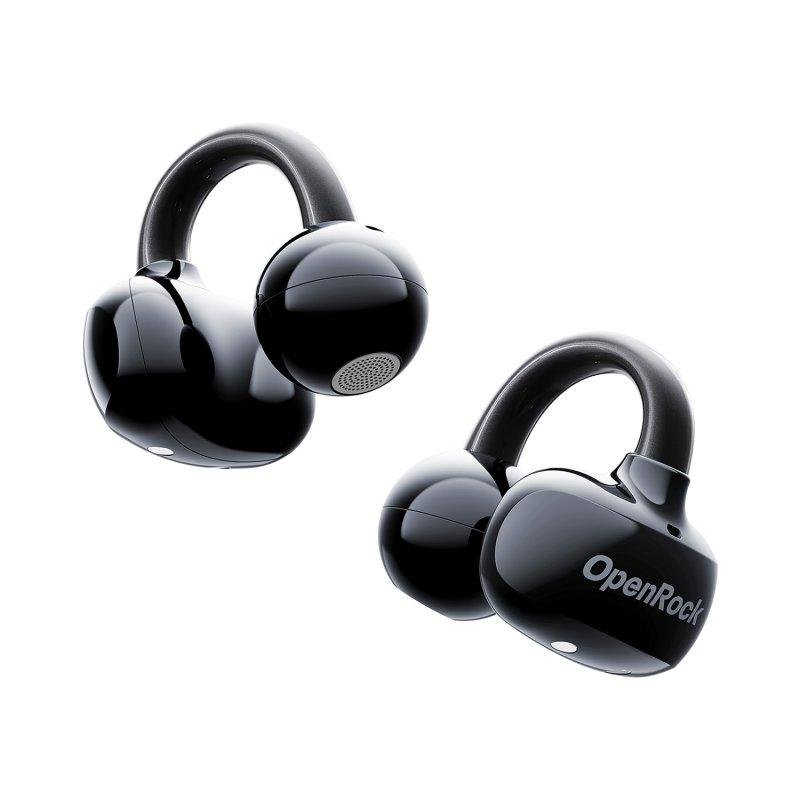 Detalle de OpenRock E auriculares deportivos Bluetooth con modo juego e IPX4, negros