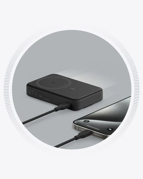 Thumbnail 10 de Anker Wireless Powerbank Schwarz mit MagSafe und Qi2 Magnet 10.000 mAh – Schnellladen