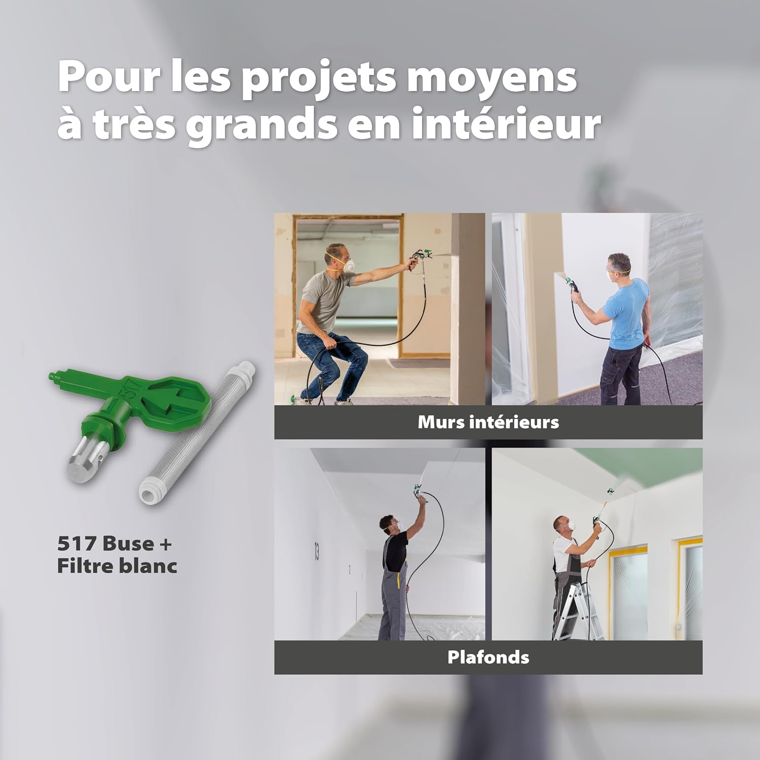 Detalle de WAGNER Airless Control Pro 350 M : système de pulvérisation pour murs, bois et finitions