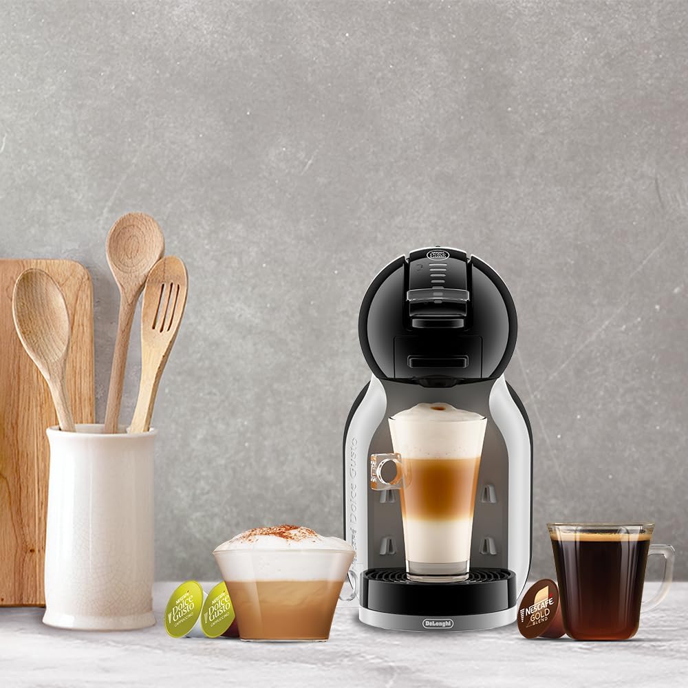 Thumbnail 6 de NESCAFÉ Dolce Gusto Mini-Me Automatic Coffee Machine – Black & Arctic Grey Starter Kit by De’Longhi (EDG155.BG)