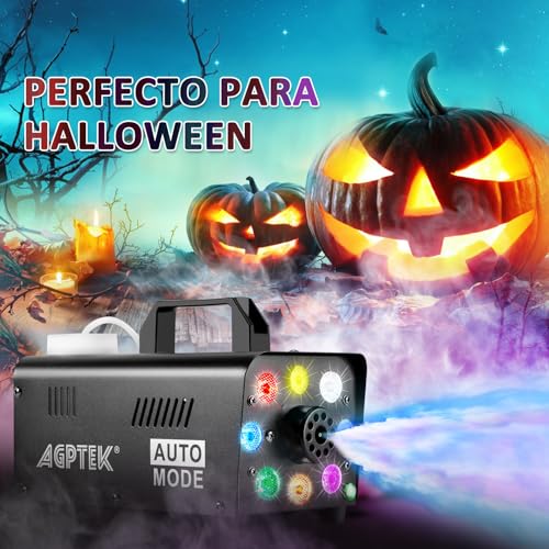Thumbnail 8 de AGPTEK Máquina de Humo 2000CFM con 8 LED y mando inalámbrico para fiestas