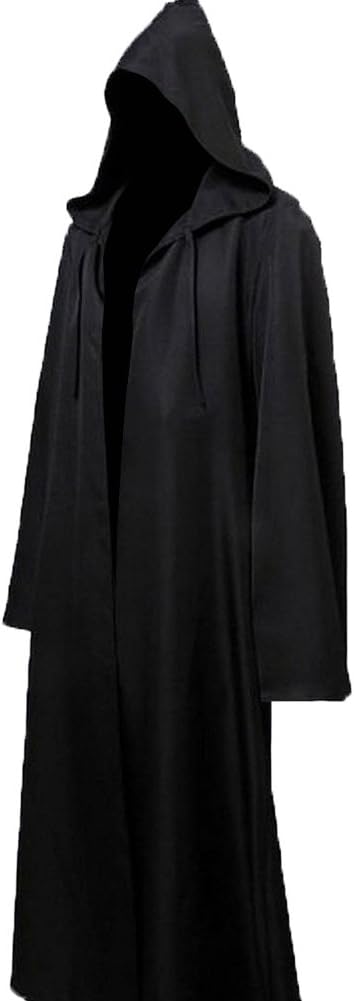 Detalle de Cosplaysky Men's Hooded Cosplay Cloak Robe for Halloween