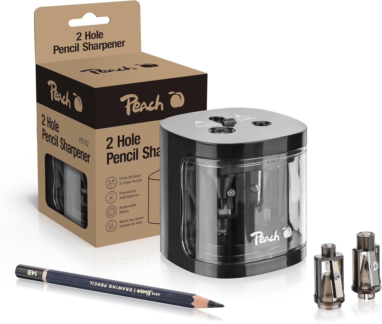 Thumbnail 6 de Peach PO102 Elektrischer Universal-Anspitzer 6–12 mm