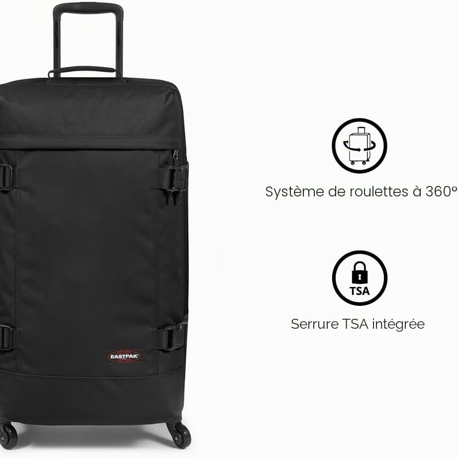 Detalle de Eastpak TRANS4 L Valise 75 x 41 x 28 cm – 80 L – Noir