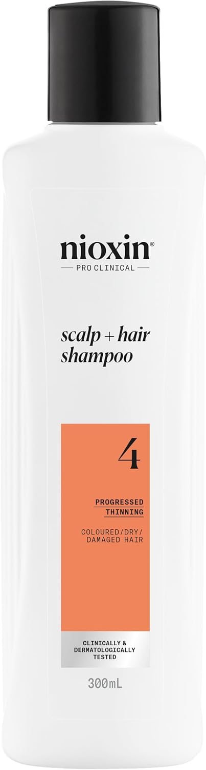 Detalle de Nioxin System 4 – Hair Thickening System for Damaged Hair with Progressed Thinning (Shampoo, Conditioner, Serum)