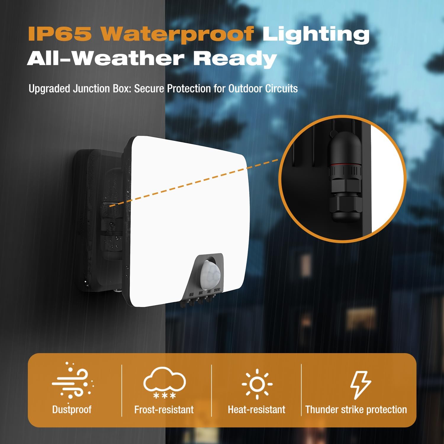 Thumbnail 2 de vighep 24W Outdoor Motion Sensor Security Light