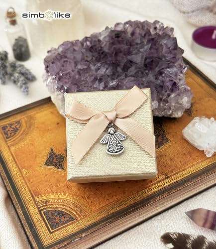 Thumbnail 2 de Simboliks Sello Siete Arcángeles: anillo ajustable de acero inoxidable con amuleto de protección