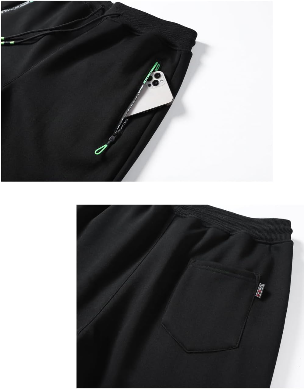 Detalle 1 de STICKON Men's Sherpa-Lined Sweatpants