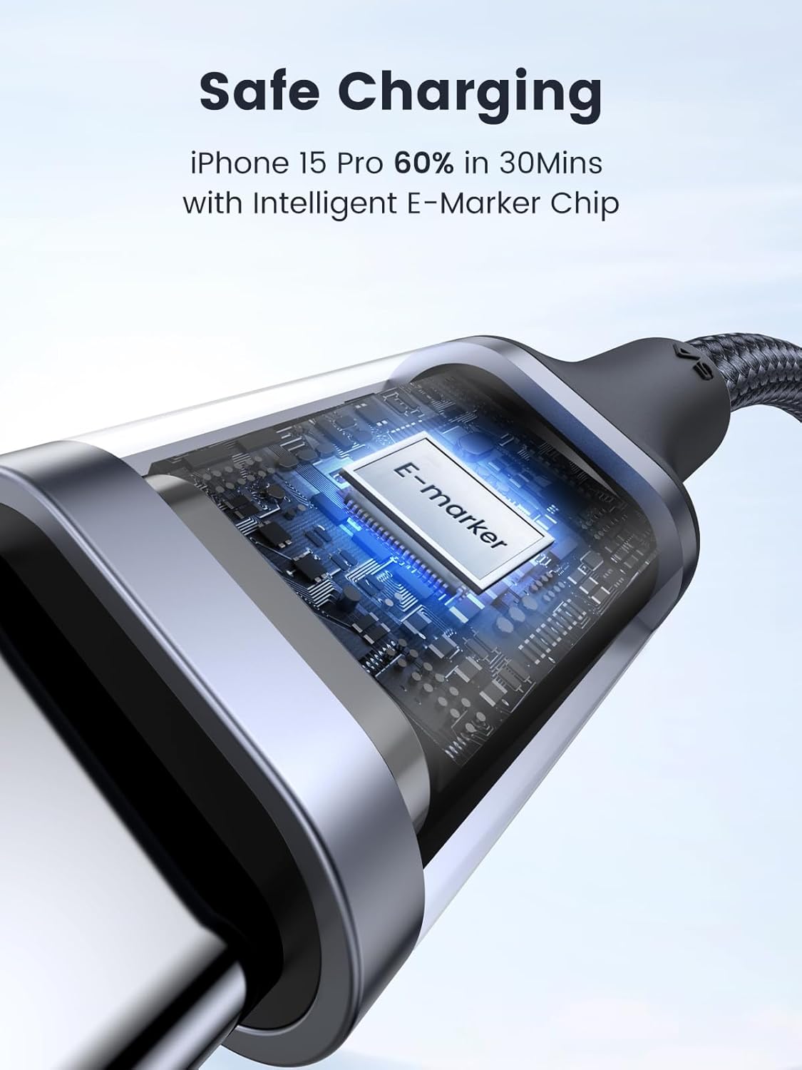 Thumbnail 3 de UGREEN USB C to USB C Cable 100W, 3.3ft