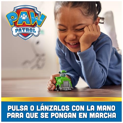 Detalle de Paw Patrol Pup Squad Racers Pack: 6 coches de Patrulla Canina para niños