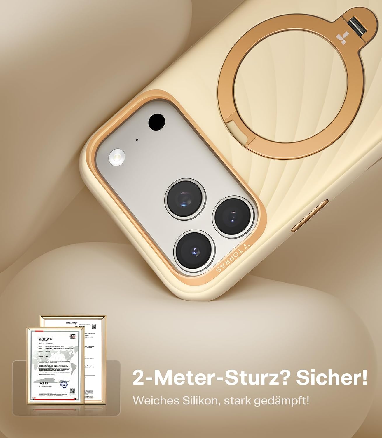 Thumbnail 4 de TORRAS Ostand Q3 Silikon Wind Hülle iPhone 17 Pro