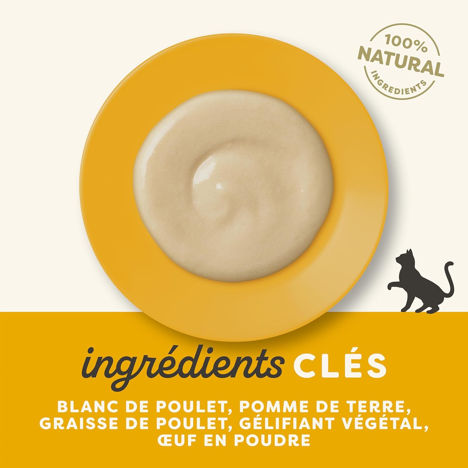 Detalle 1 de Purée de Poulet Applaws 100% Naturelle pour Chats — Sans Céréales, Douce et Crémeuse (40 sachets, 15 g chacun)