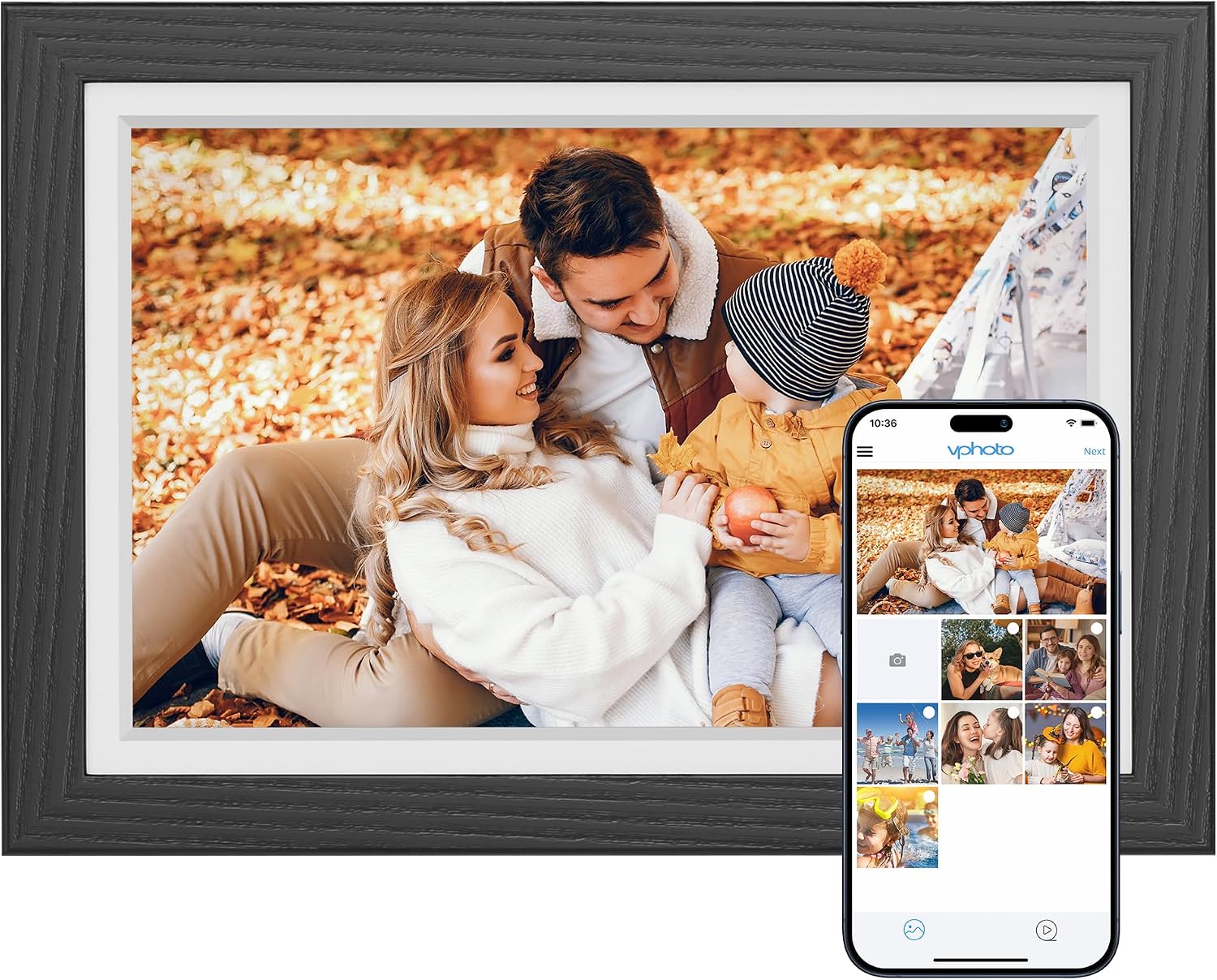 Detalle de Dragon Touch 10 inch WiFi Digital Photo Frame
