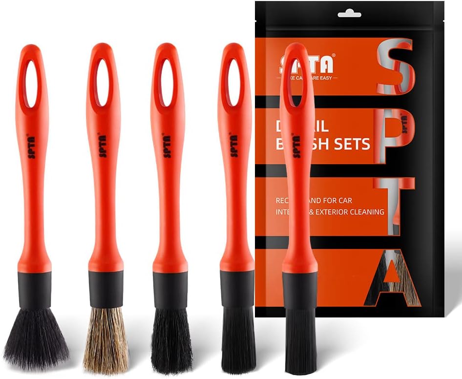 Detalle de SPTA Set pennelli detailing auto 5 pezzi