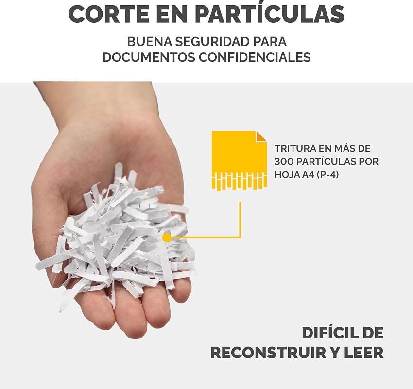 Detalle 2 de Fellowes FS-8C Trituradora de papel P4, 15 L 📄