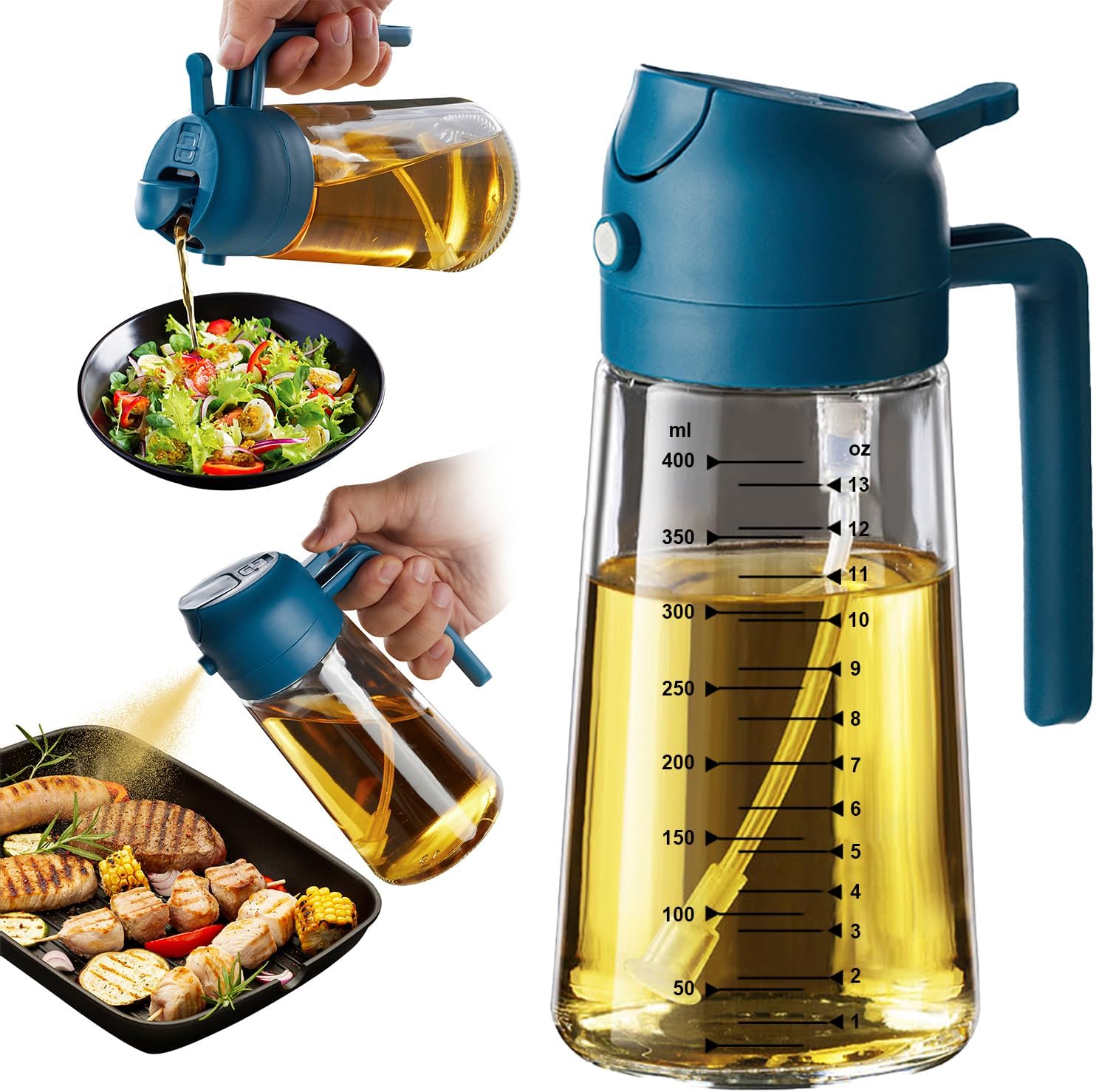 Thumbnail 6 de TrendPlain 16oz Olive Oil Spray Bottle for Kitchen