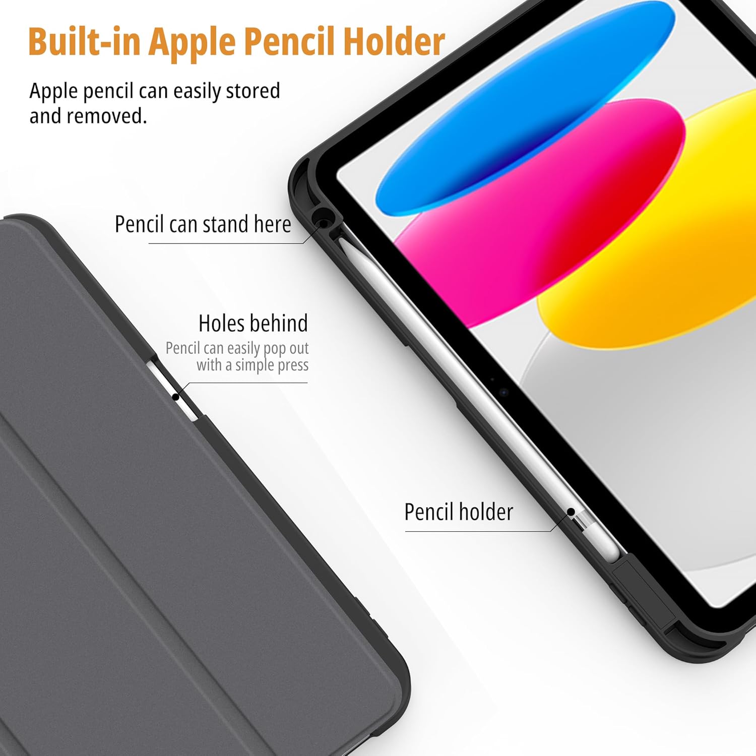 Detalle 2 de CACOE Hülle für iPad 11. Generation (A16) Stifthalter