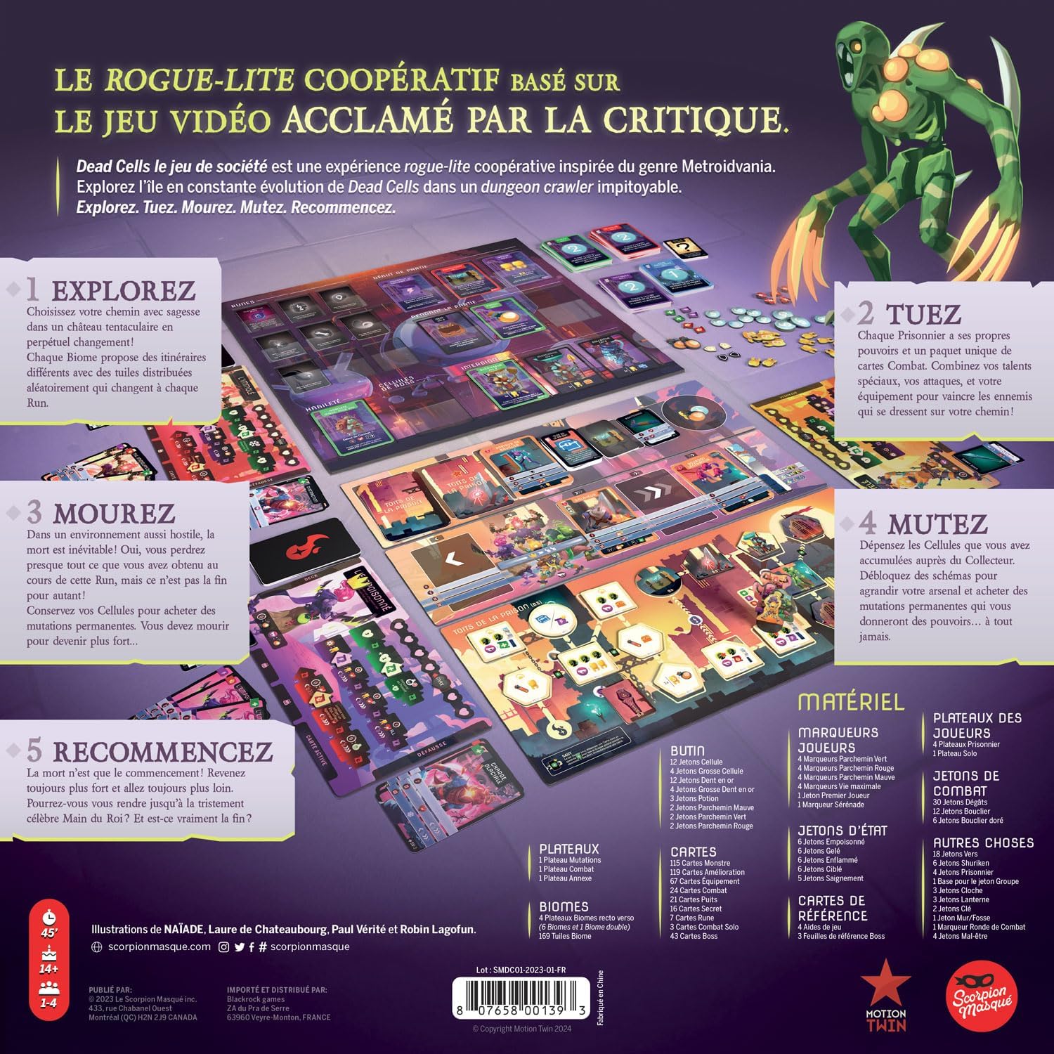 Detalle de Dead Cells – Jeu de société coopératif rogue-lite (1 à 4 joueurs)