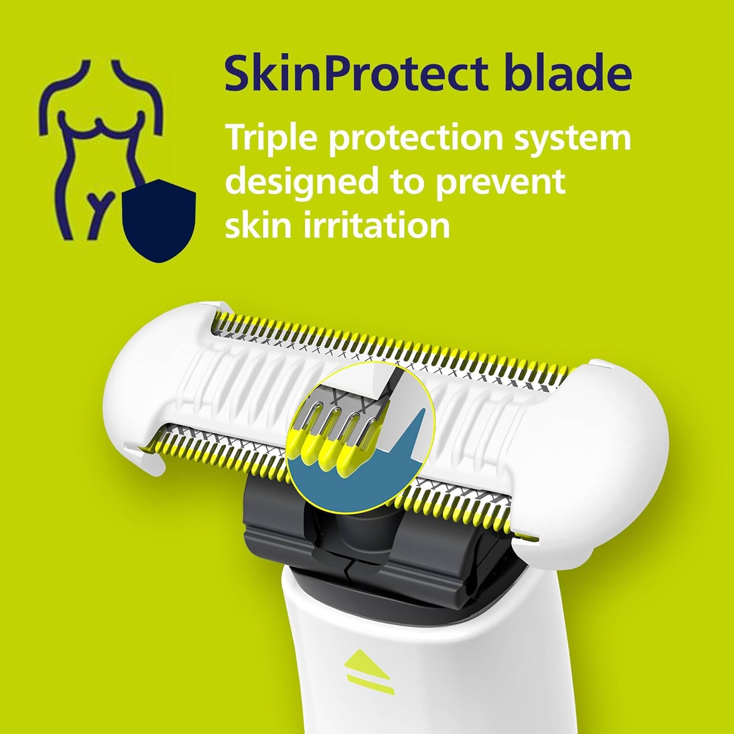 Thumbnail 6 de Philips OneBlade Intimate QP1924/28: Trim, shave and protect sensitive skin with a flexible approach