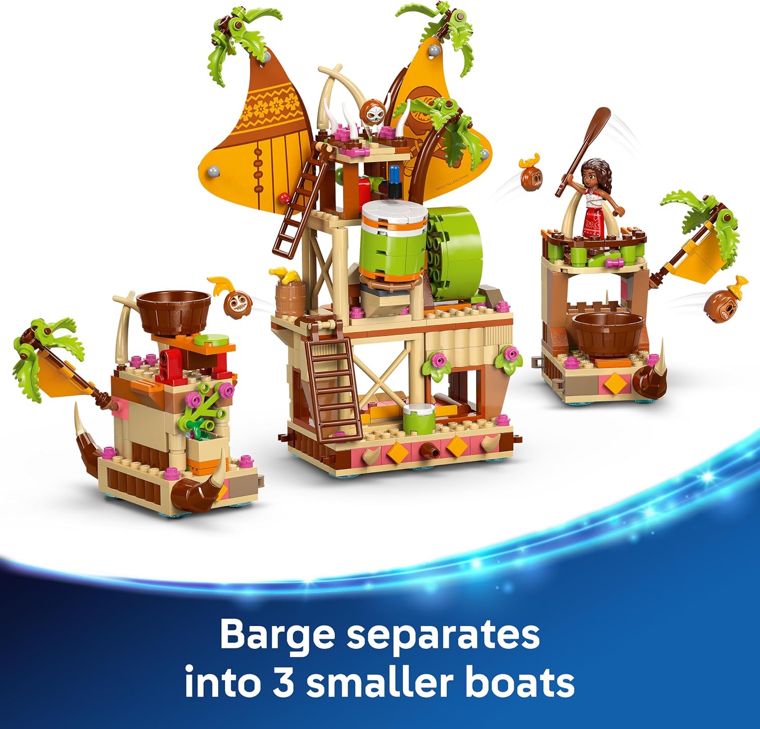 Thumbnail 3 de LEGO Disney Moana 2 Kakamora Barge 43258 Building Set with 572 Pieces