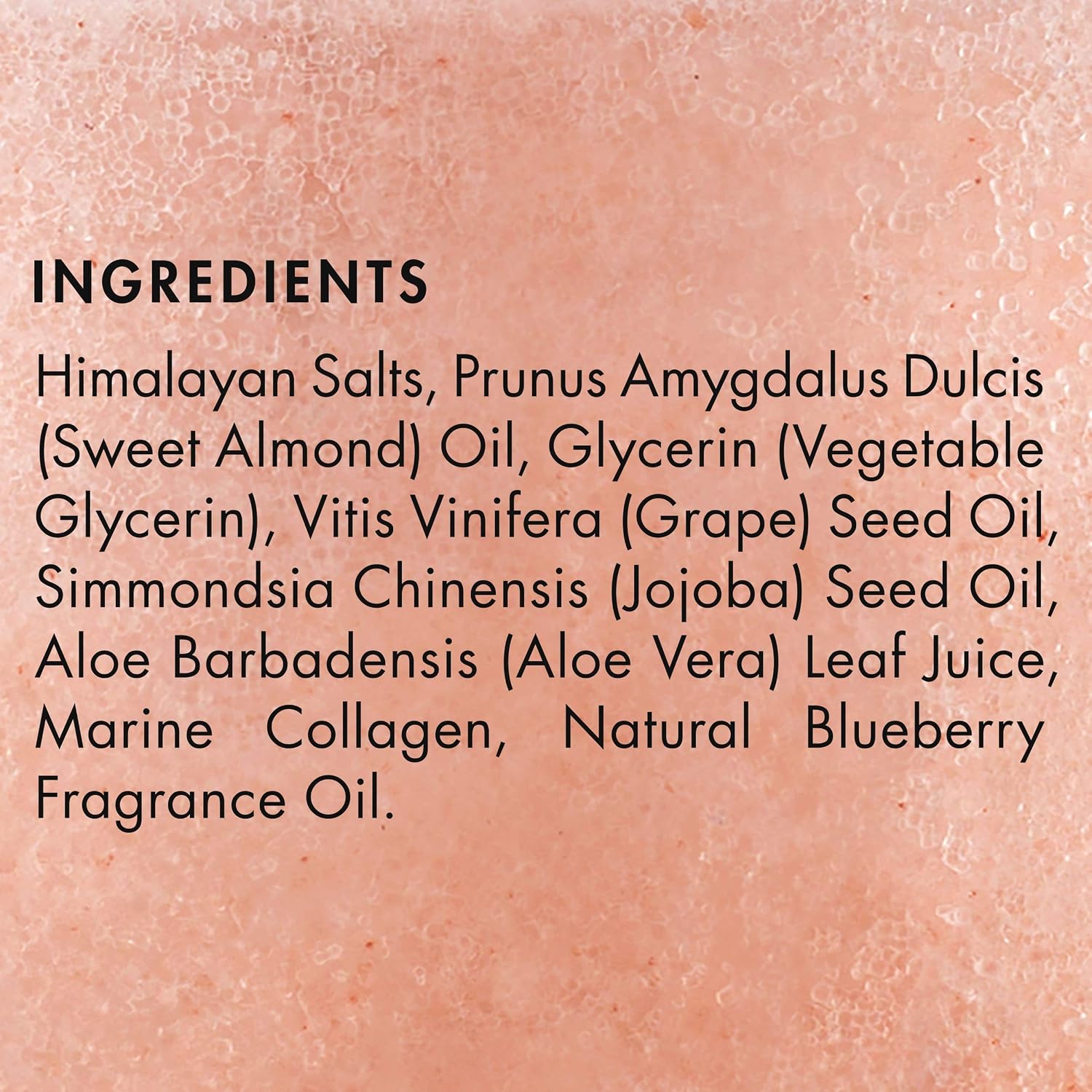 Detalle 2 de Majestic Pure Himalayan Pink Salt Body Scrub with Collagen & Sweet Almond Oil (10 oz) — Exfoliating Salt Scrub for Smooth, Hydrated Skin