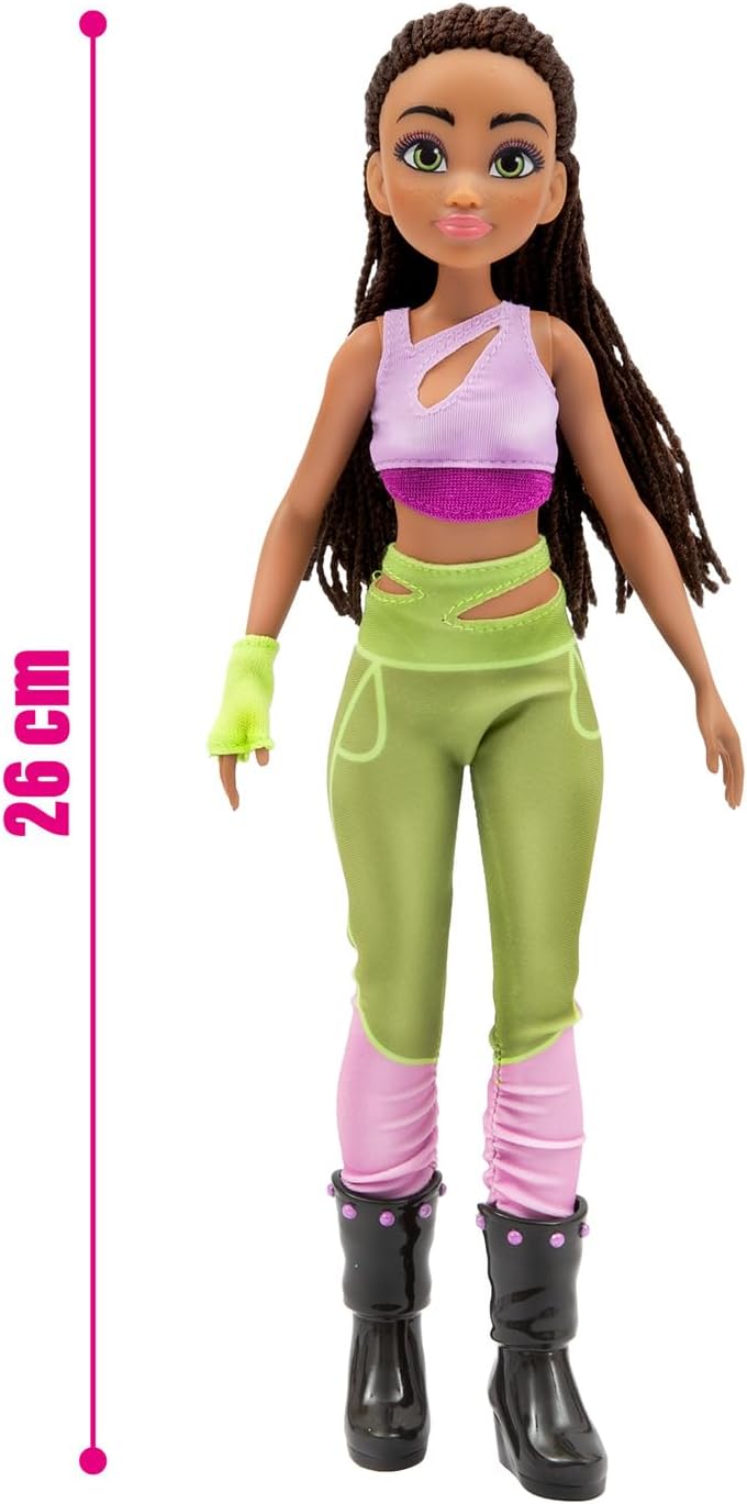 Thumbnail 1 de Winx Poupée articulée 26 cm – Série Iconic, Modèle Aisha (VNX775), violet et vert