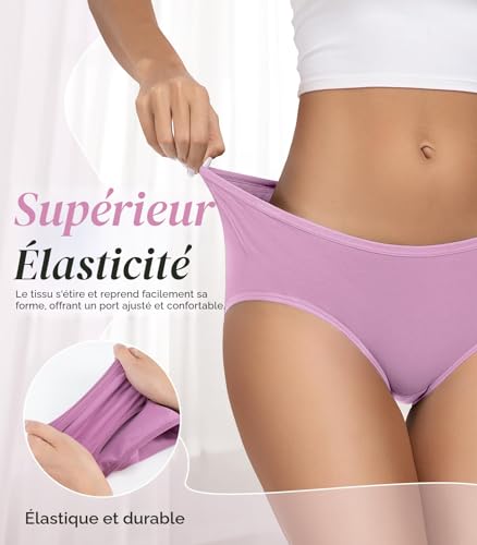 Thumbnail 1 de TANSTC Ensemble Cadeau Culottes Femme – 6 Couleurs – Emballage Premium, XL