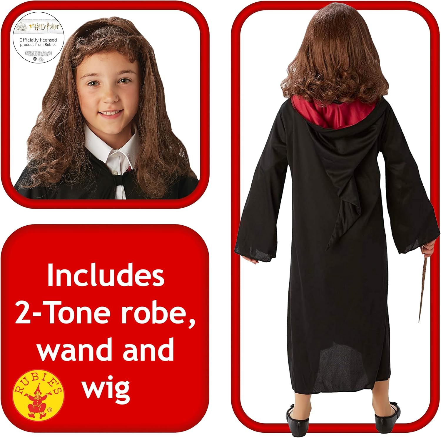 Detalle 2 de Rubies Hermione Granger Gryffindor Costume