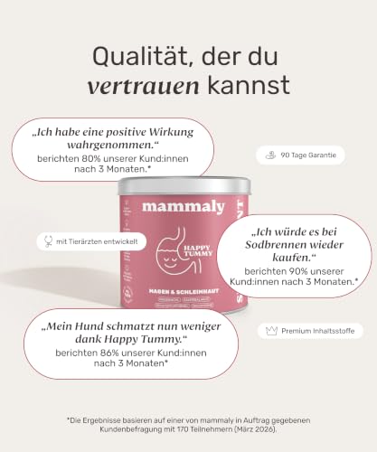 Thumbnail 5 de mammaly Happy Tummy® Gras- und Kotfresser-Komplex (bis 60 Tage) – sinnvoll bei empfindlichem Mage und Gras-/Kotfresser-Verhalten