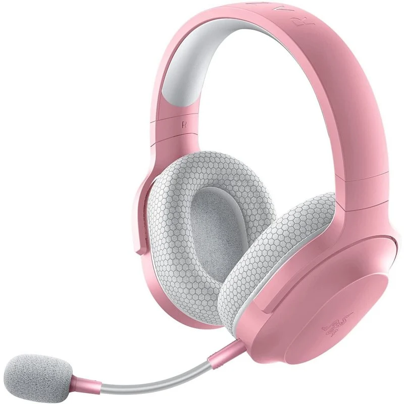 Detalle de Razer Barracuda X 2022 auriculares inalámbricos rosas