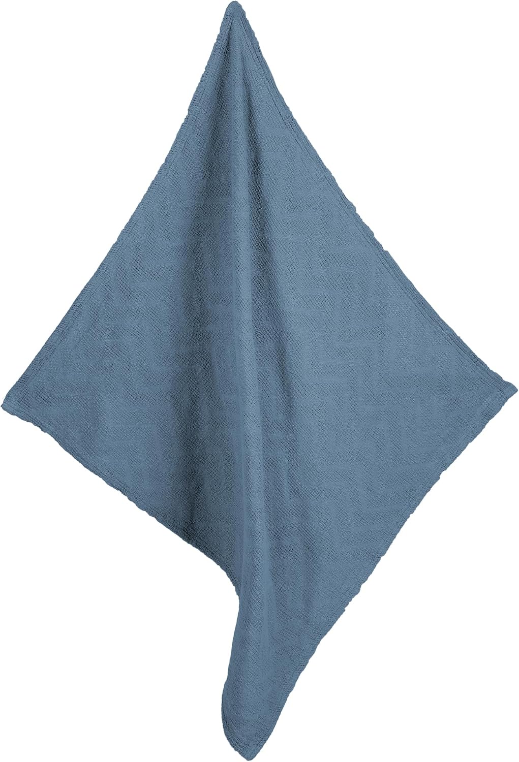 Detalle 2 de roba Seashells Indigo babyfilt 80 x 80 cm i ekologisk bomull