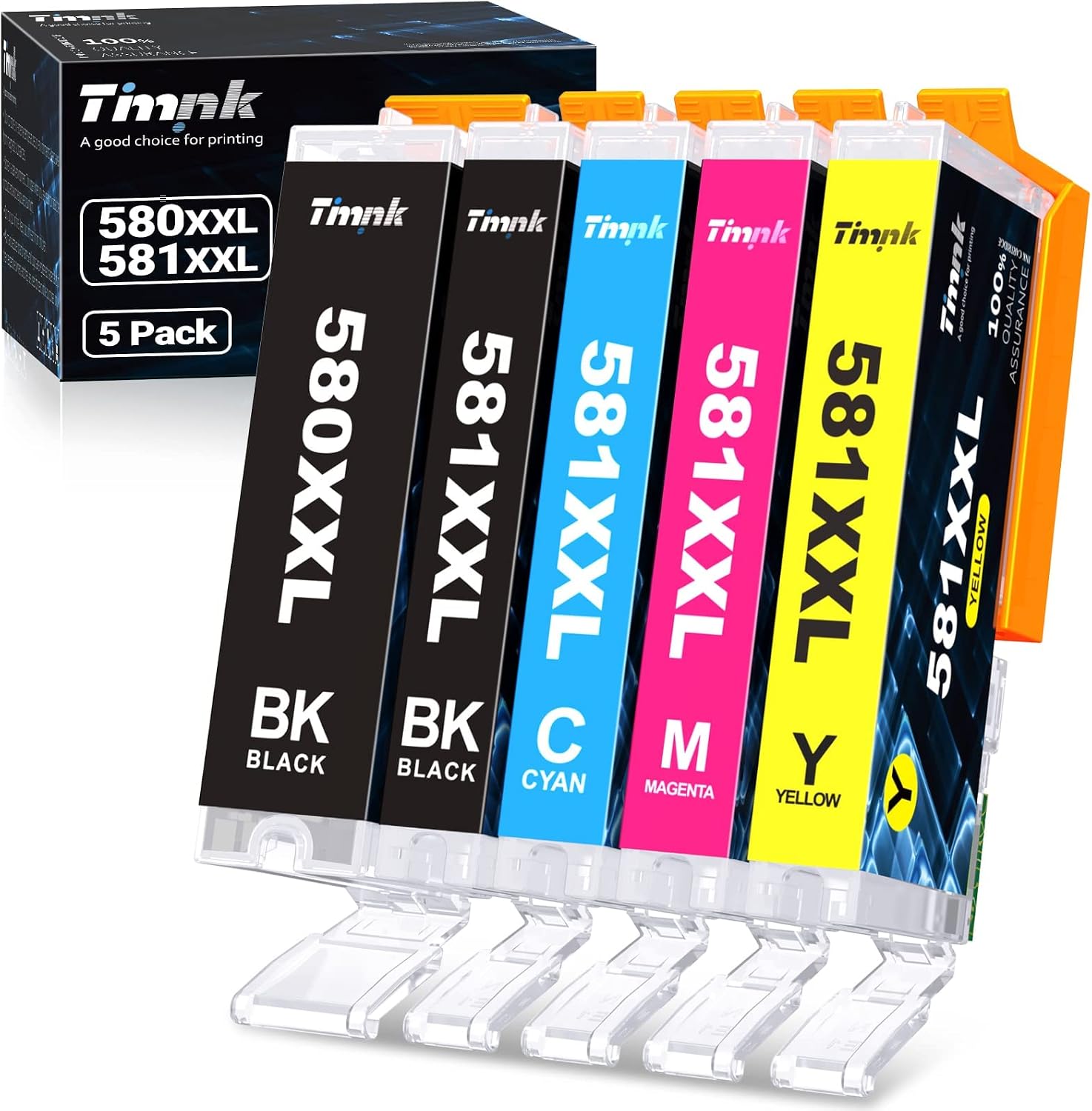 Detalle de Timink PGI-580XXL CLI-581XXL 5 paquetes