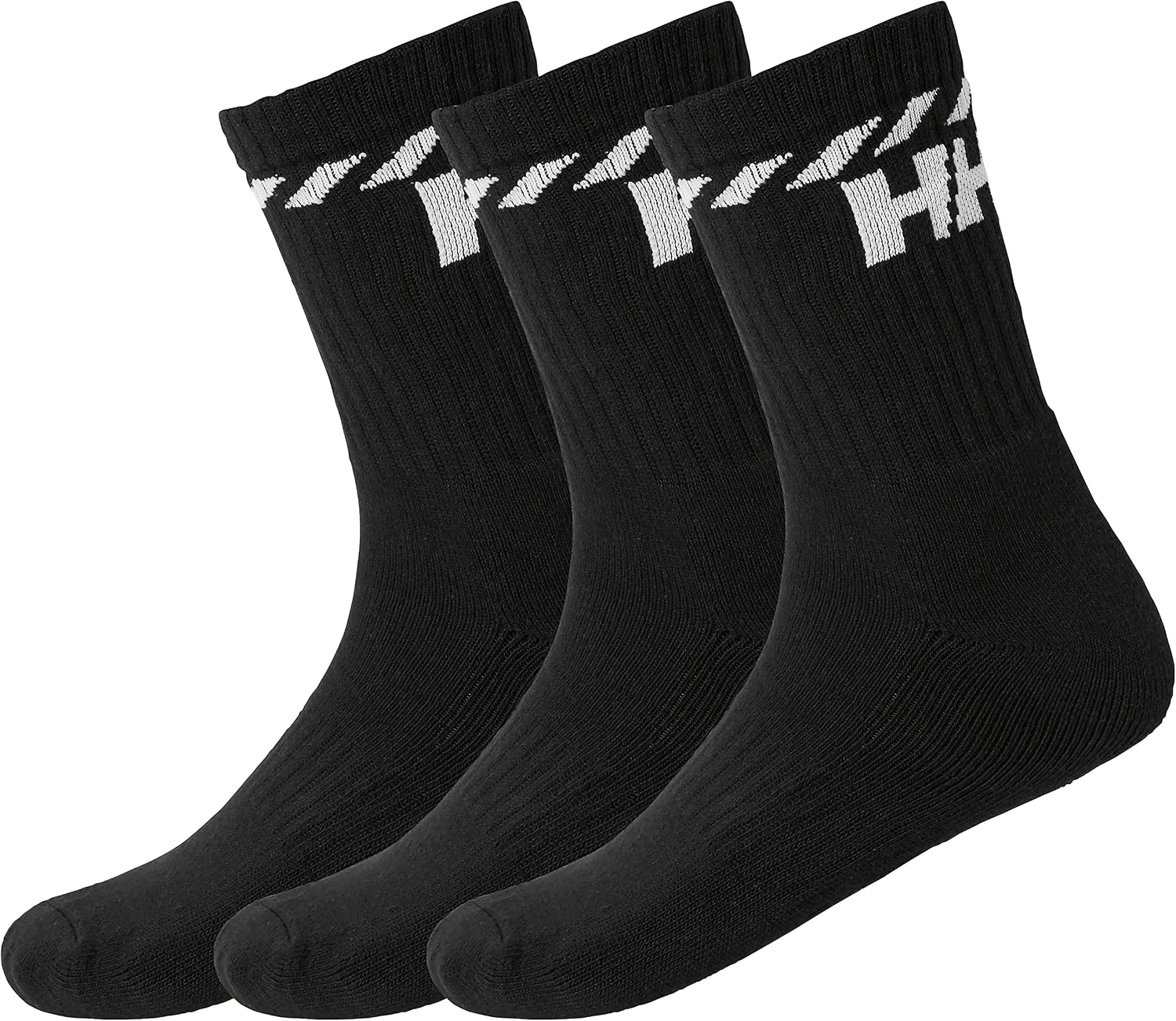 Detalle de Helly Hansen Unisex Cotton Sport Sock 3PK – Everyday comfort with terry sole
