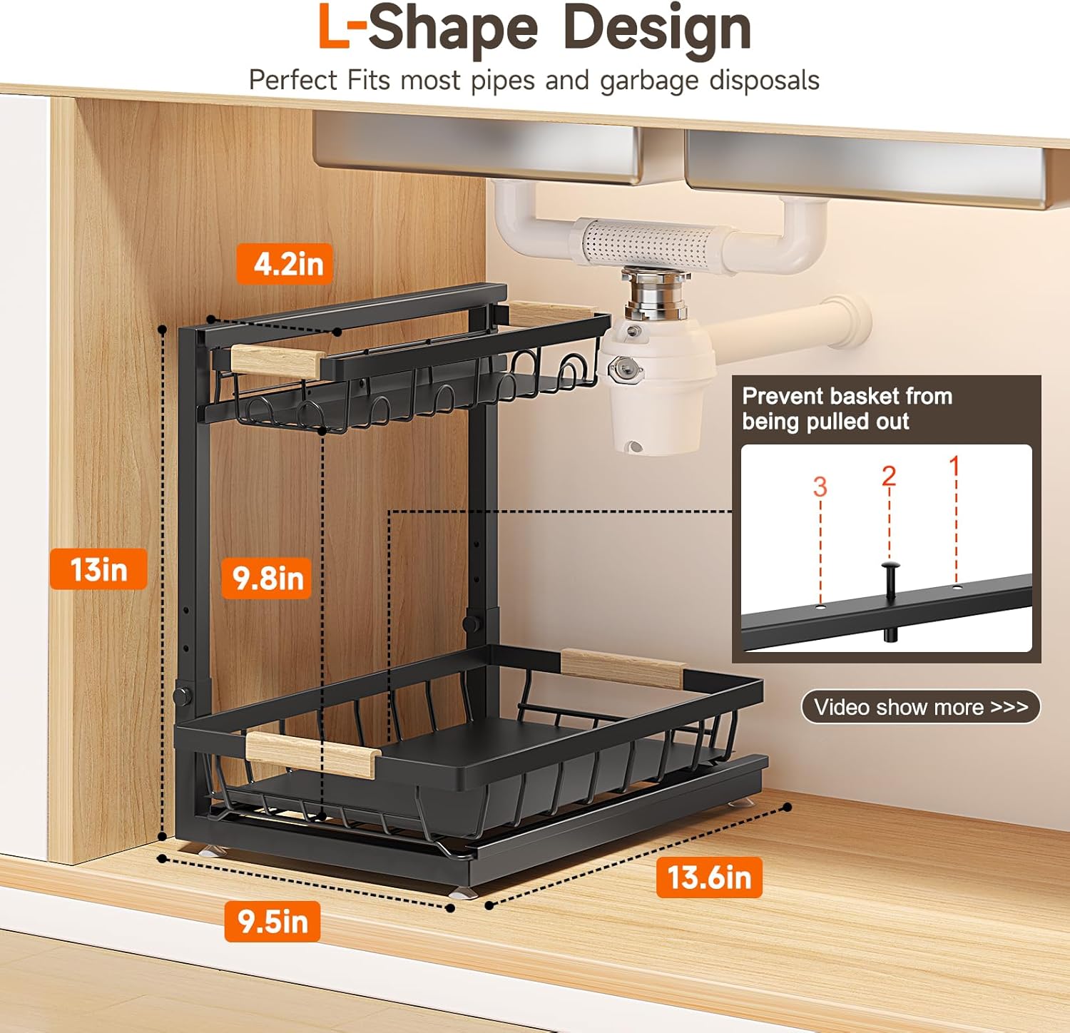 Thumbnail 3 de Sevenblue 2-Pack Under Sink Organizer
