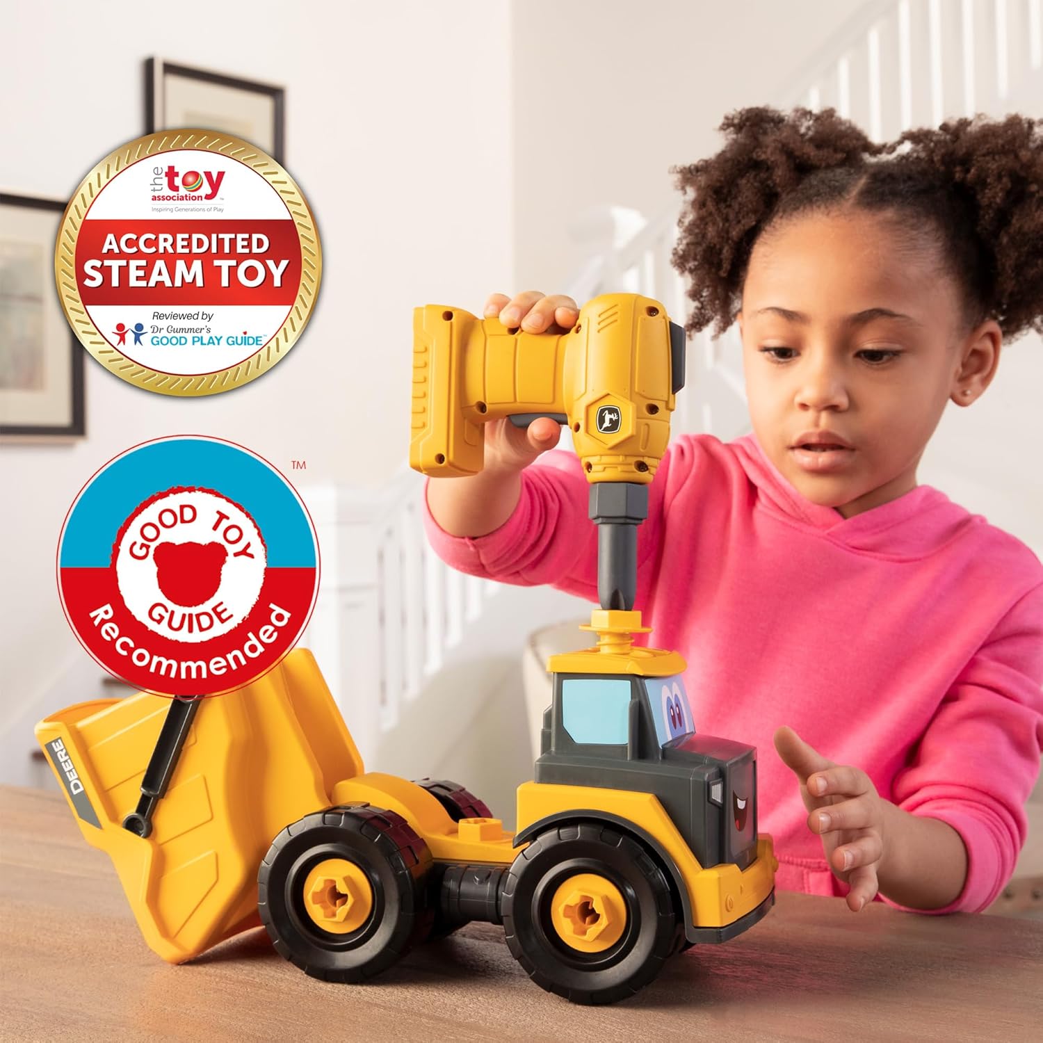 Thumbnail 2 de Build-A-Buddy John Deere Dump Truck 18 months 🚚