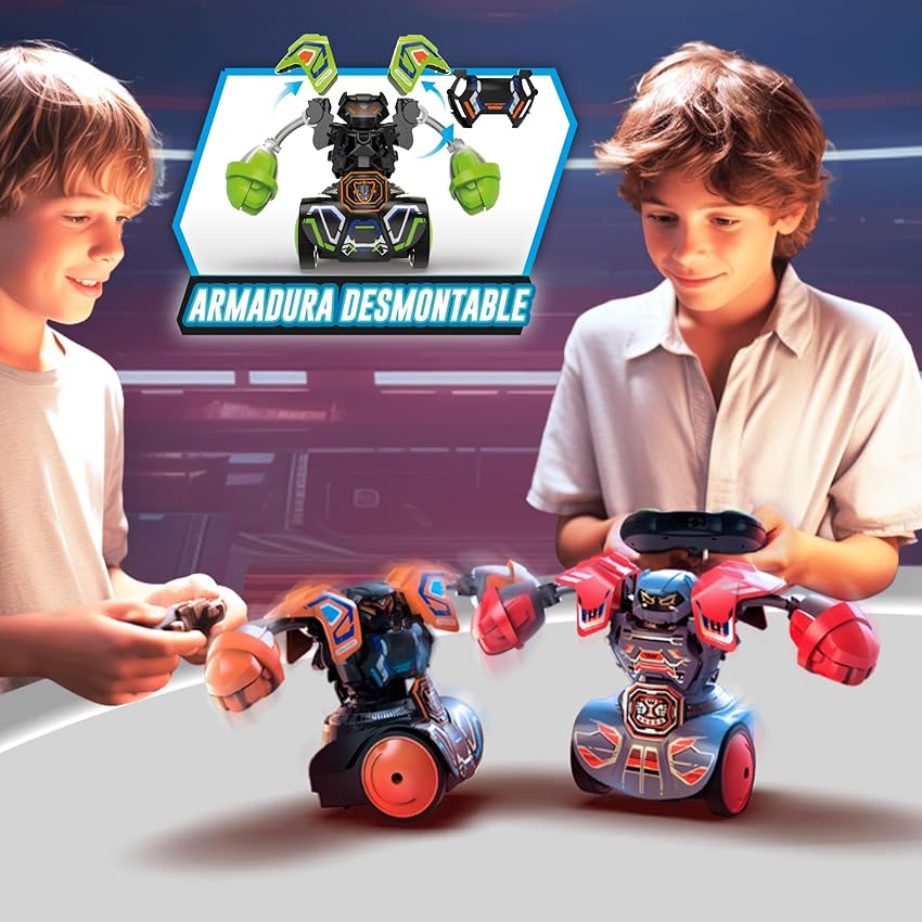 Detalle 2 de Bizak YCOO Robo Kombat Tornado Battle Pack — 2 unidades 🤖
