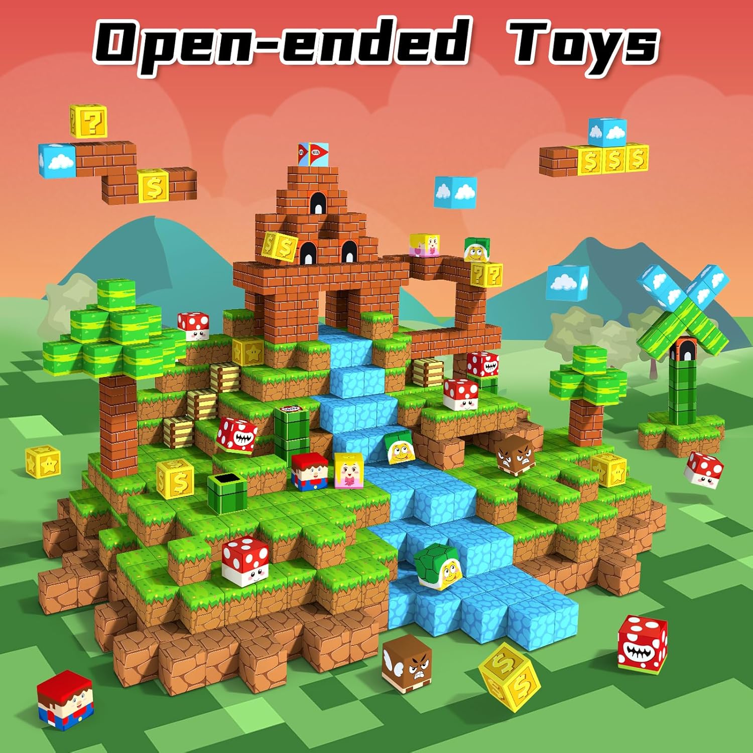 Thumbnail 1 de obakaer Magnetic Blocks 54PC