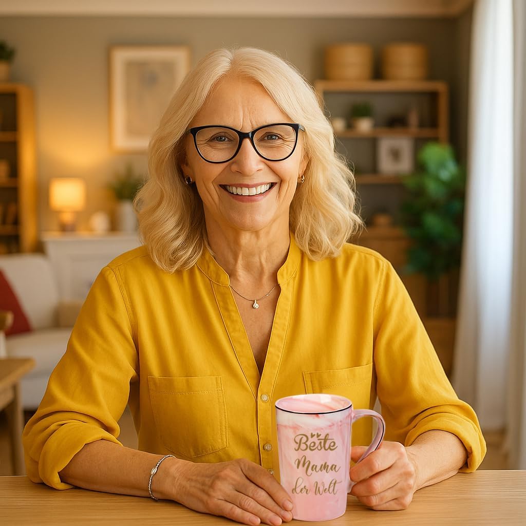 Thumbnail 2 de Verdaxis Kaffeetasse „Beste Mama der Welt“ (400 ml) – Geschenk für Muttertag, Geburtstag & Weihnachten