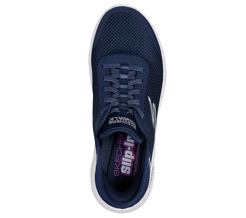 Thumbnail 2 de Skechers Femme Go Walk Flex Grand Entry Slip-in – ENTRAINEUSE Navy Textile/White Trim (39,5 EU)