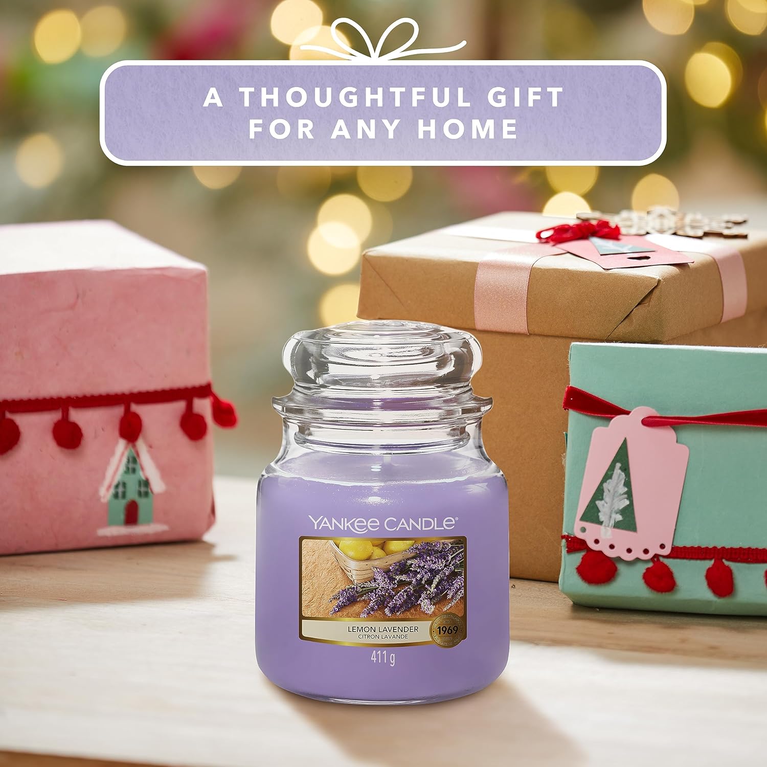 Thumbnail 4 de Yankee Candle Citron Lavande moyenne 411 g 🕯