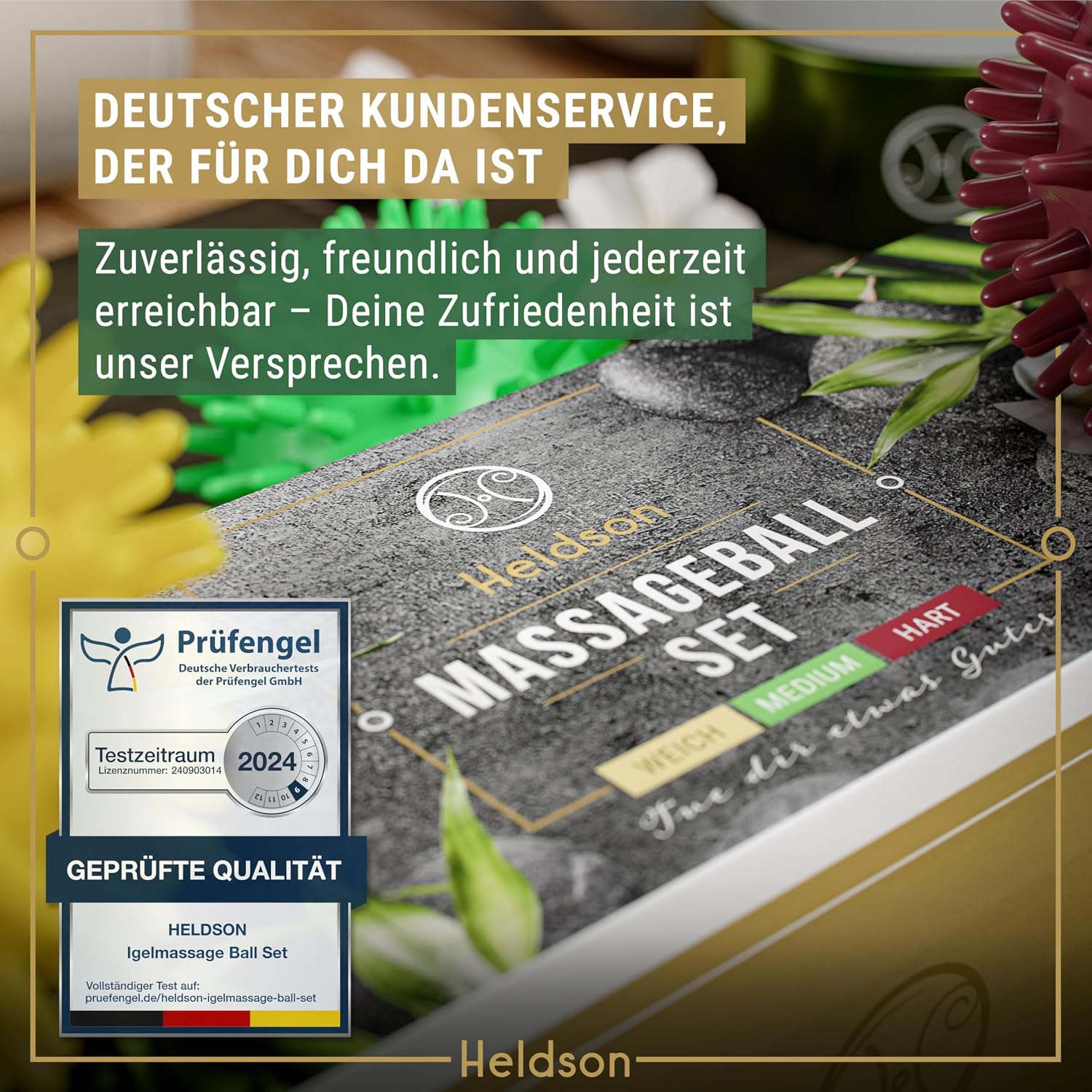 Thumbnail 6 de HELDSON Premium Massageball Set 7 cm đ§