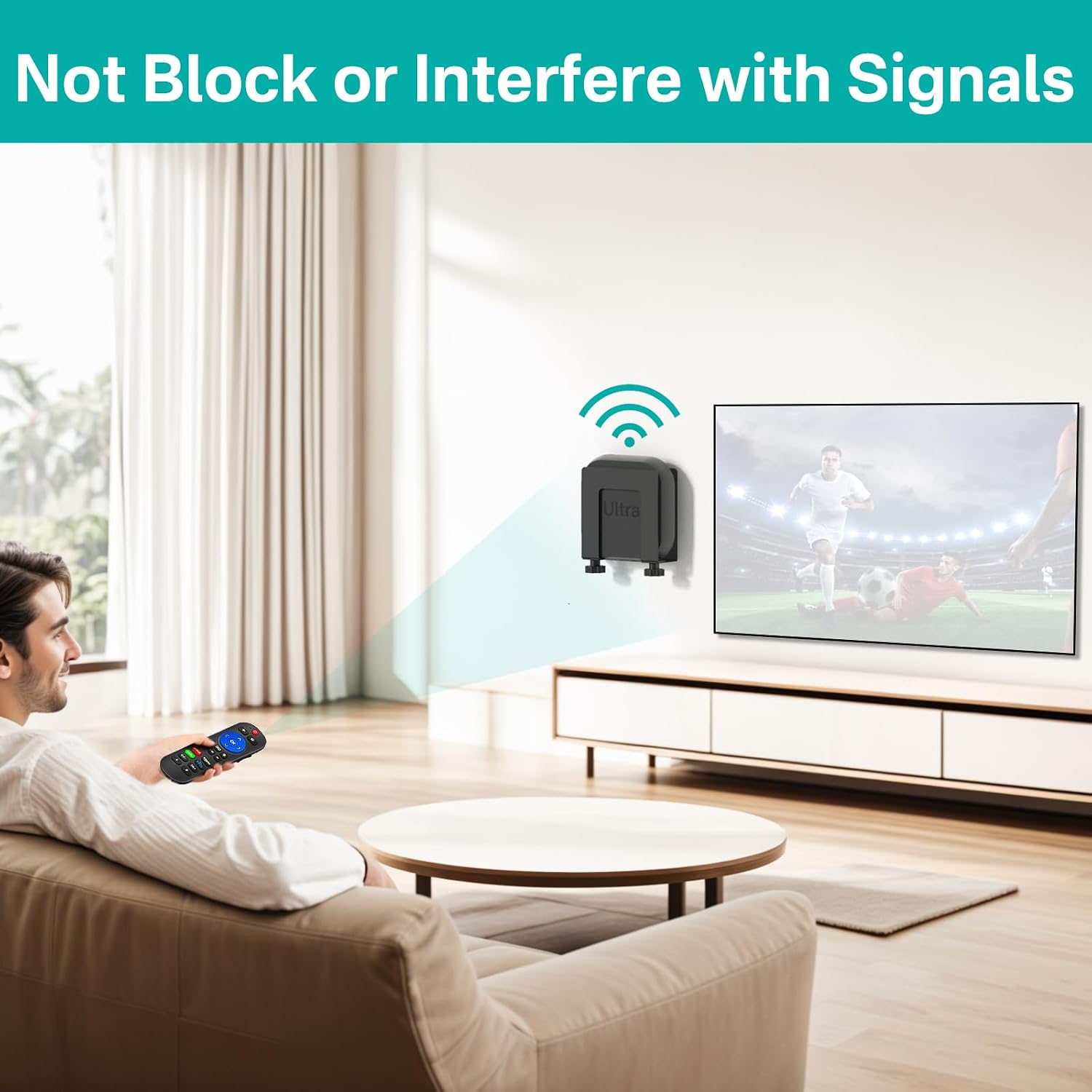 Thumbnail 6 de tiebutie Adjustable Wall Mount for All Roku Ultra Holders