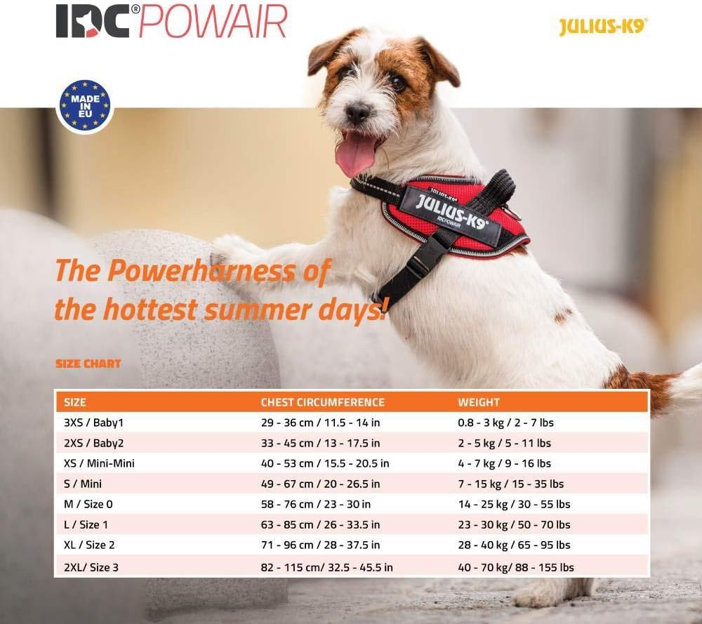Detalle de Harnais IDC Powair Julius-K9 - Taille XL, Rouge