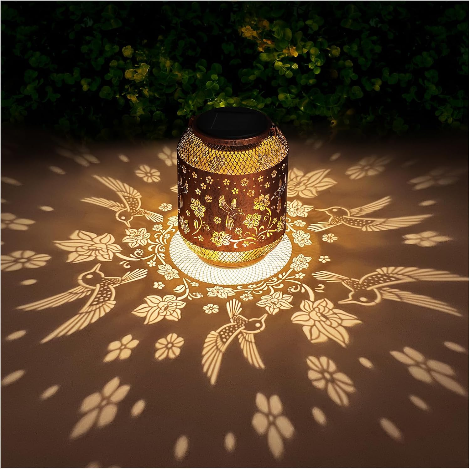 Detalle 2 de Hummingbirds Solar Lanterns 2-Pack โ Outdoor Hanging Lights ๐ฎ