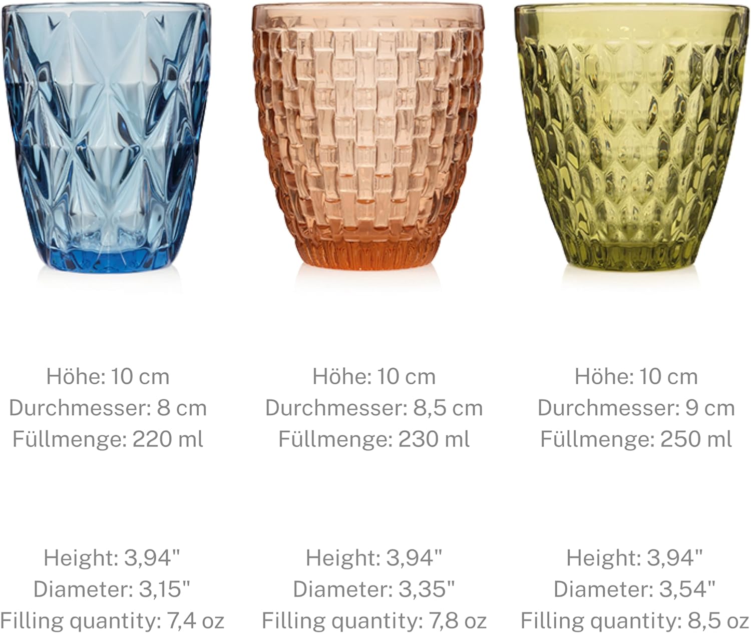 Thumbnail 3 de Sänger Trinkgläser Porto 310 ml Set für 6 Personen