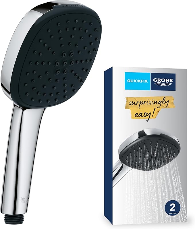 Imagen de GROHE Vitalio Comfort 110 Teleducha 🚿 Con 2 chorros y fácil ajuste en OfertitasTOP