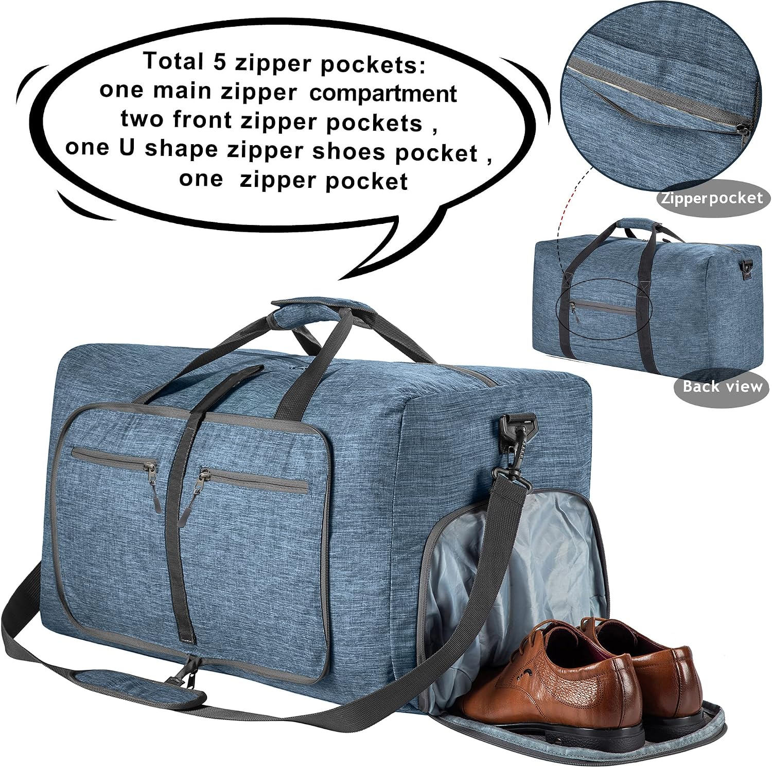 Thumbnail 2 de Vomgomfom Reisetasche 65 l faltbar