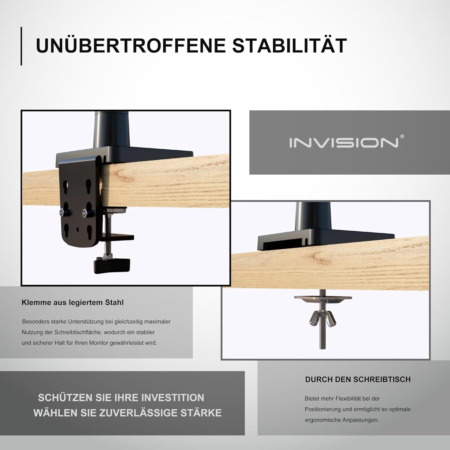 Thumbnail 4 de Invision Monitorarm MX450 Halterung 24–49 Zoll 3000R