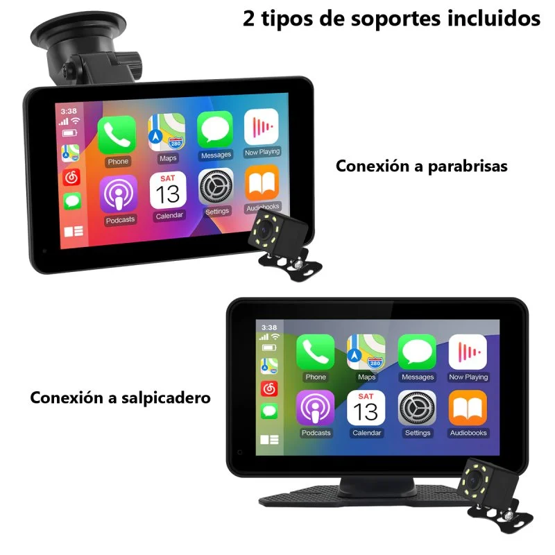 Thumbnail 3 de Klack Universal 7" Pantalla coche inalámbrica Bluetooth